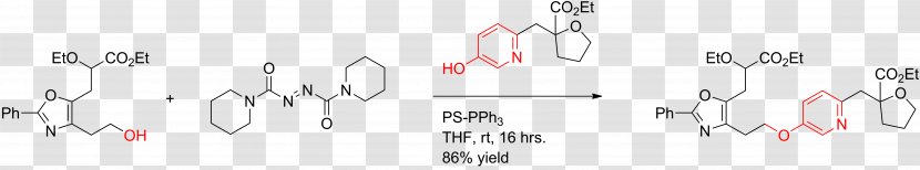 Mitsunobu Reaction Diethyl Azodicarboxylate Triphenylphosphine Chemical Diisopropyl - Tree Transparent PNG