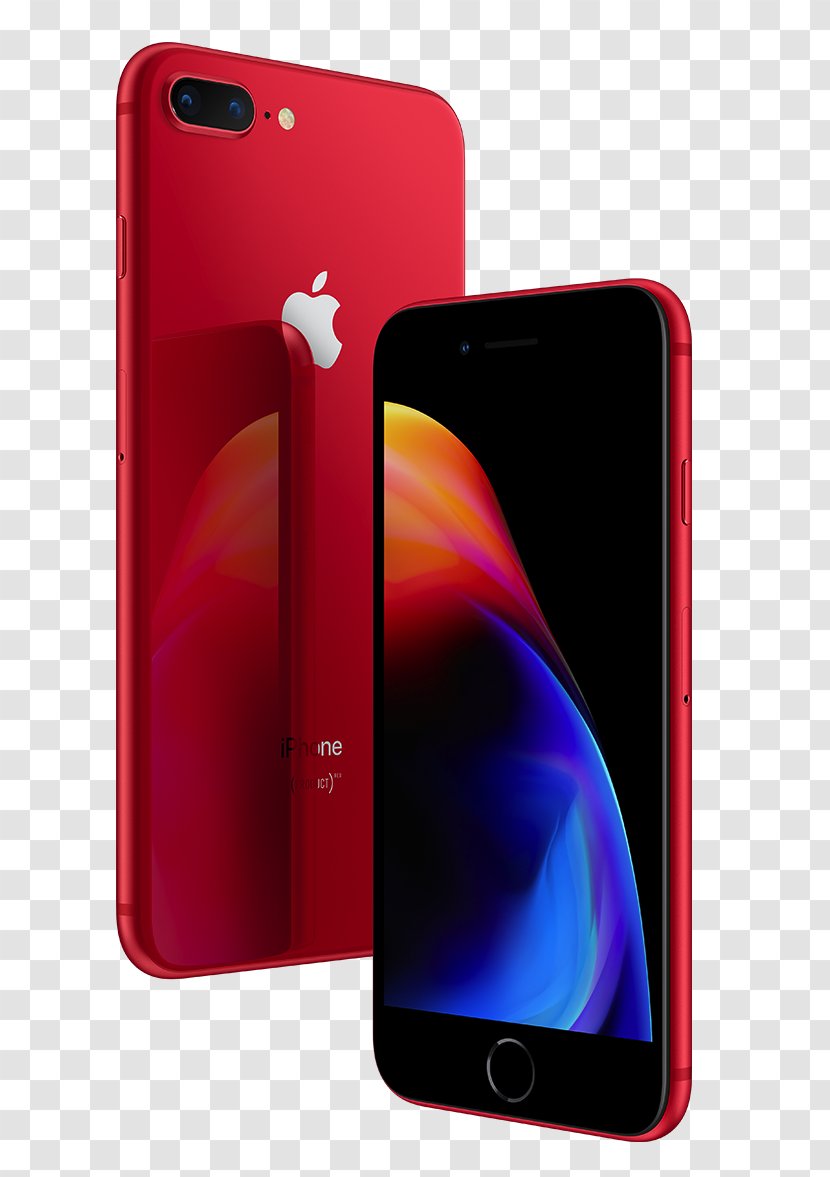 Apple IPhone 8 Plus X Smartphone Product Red - Iphone Transparent PNG