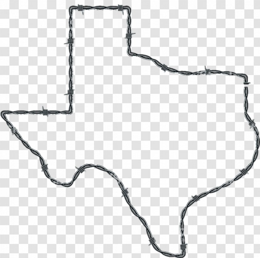 Texas Clip Art Vector Graphics Openclipart Image - Drawing - Barbed Wire Transparent PNG