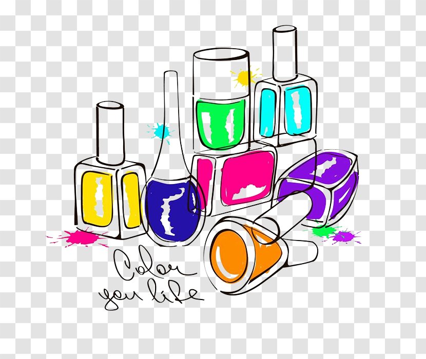 Nail Polish Vector Graphics Art Clip Transparent PNG