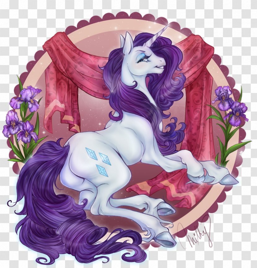 Rarity Horse Applejack Pony Pinkie Pie - Purple Transparent PNG