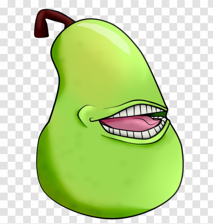 Cartoon Clip Art - Green - Pear Transparent PNG
