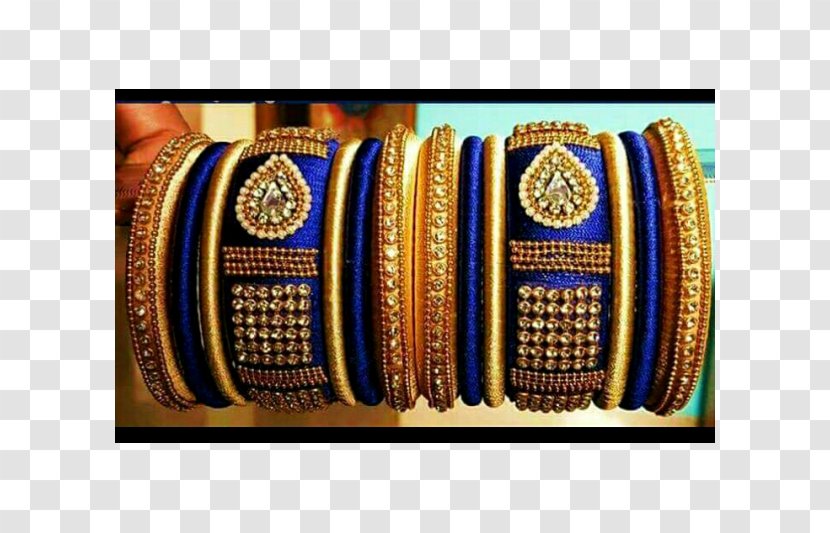 Bangle Silk Thread Jewellery Handmade Jewelry - Gold Transparent PNG