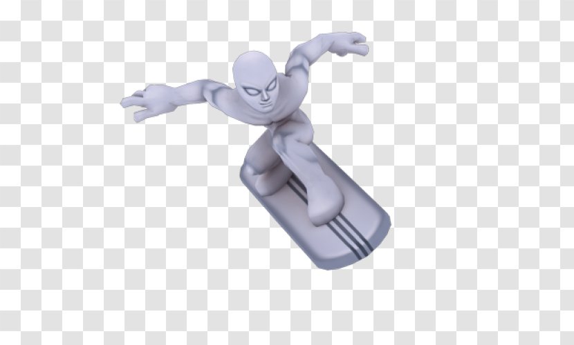 Silver Surfer Marvel Super Hero Squad Spider-Man Superhero Figurine - Hand - Spider-man Transparent PNG