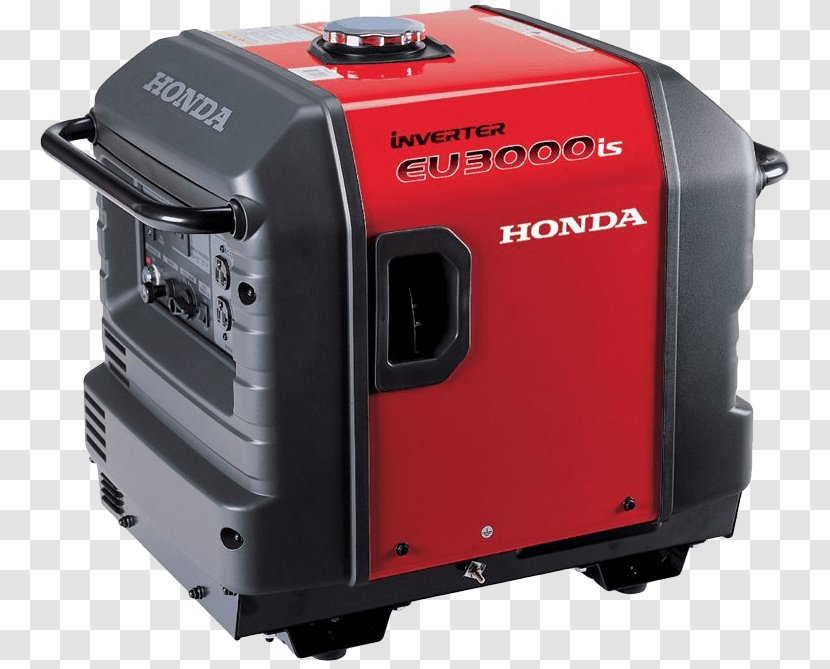 Honda Motor Company Electric Generator Engine-generator Power Equipment EU3000i Inverter Standby - Watt - Inverters Transparent PNG