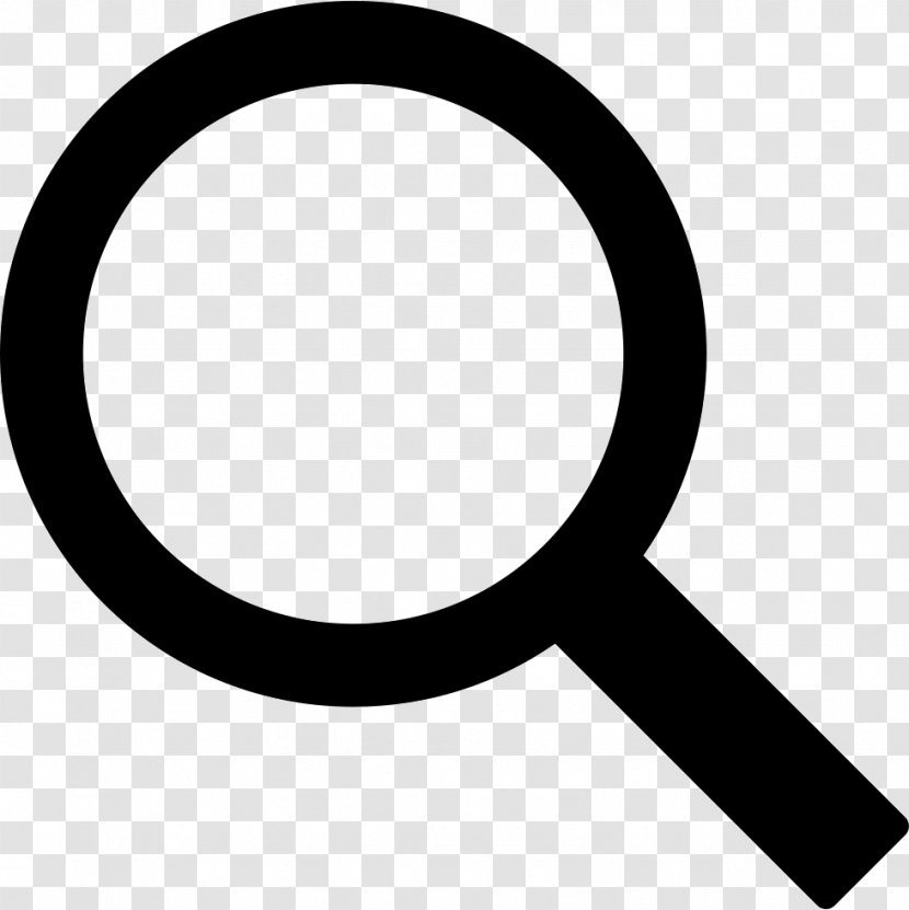 Magnifier Symbol Magnifying Glass - Silhouette Transparent PNG