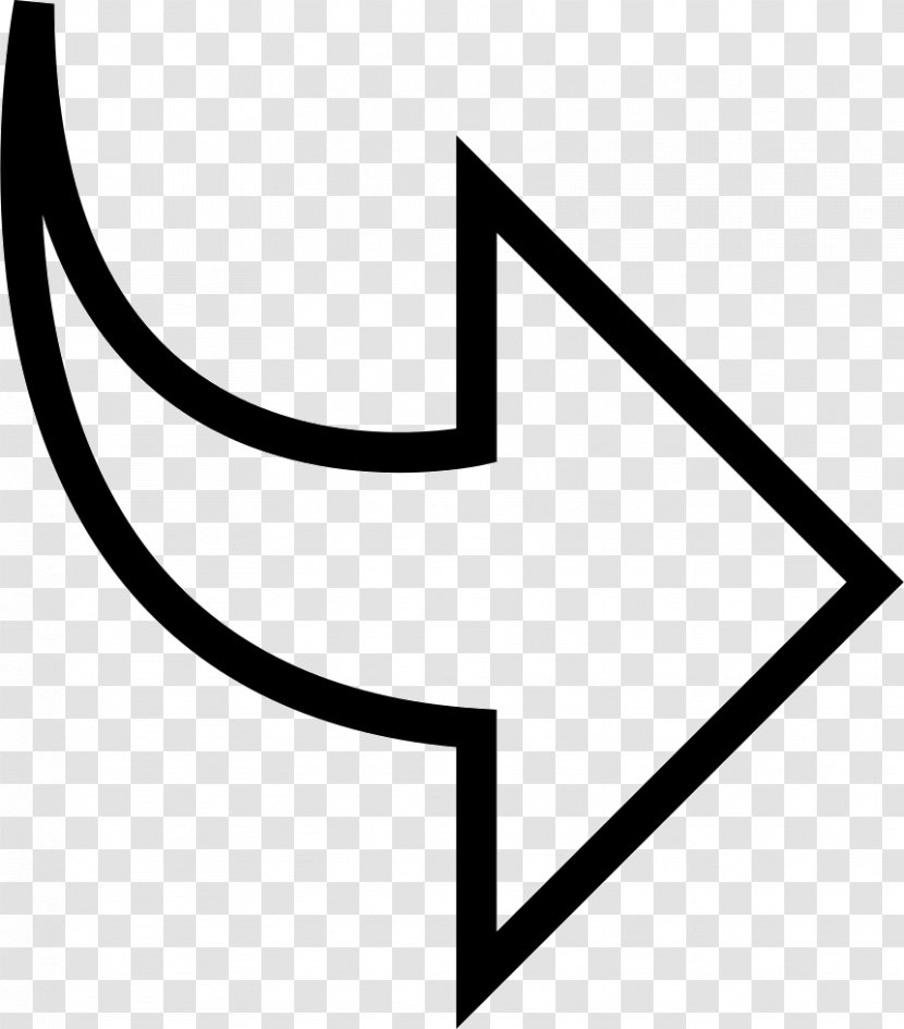 Arrow Clip Art Vector Graphics Symbol - Black And White - Upward Sign Transparent PNG