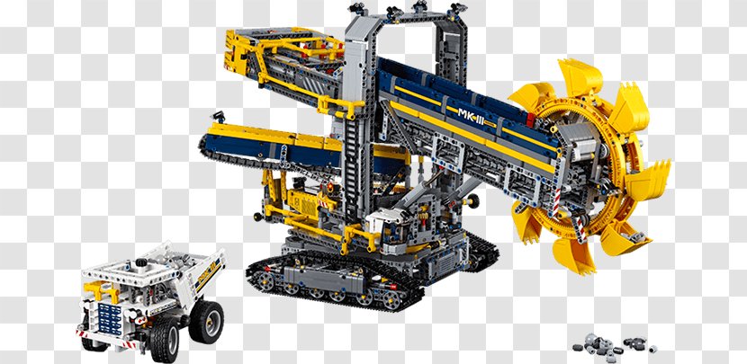 Bucket-wheel Excavator Lego Technic LEGO 42055 Bucket Wheel - Construction Equipment - Liebherr Transparent PNG