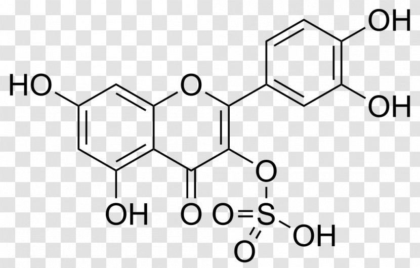 Quercetin 3-O-sulfate Flavonoid Morin - Material - Sodium Sulfate Transparent PNG