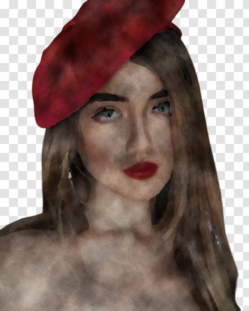 Red Lip Hat Costume Accessory - Cap - Portrait Transparent PNG