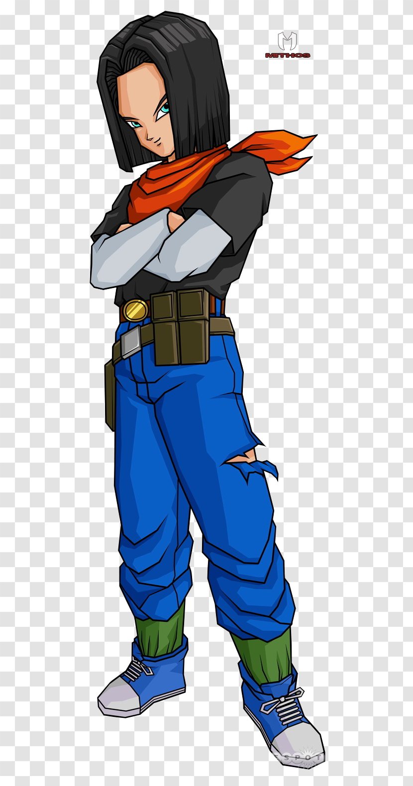 Dragon Ball Z Android 17 Trunks Vegeta Goku - Cartoon Transparent PNG