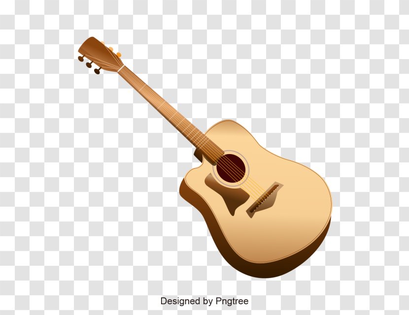 Electric Guitar Vector Graphics Clip Art - Acoustic Transparent PNG