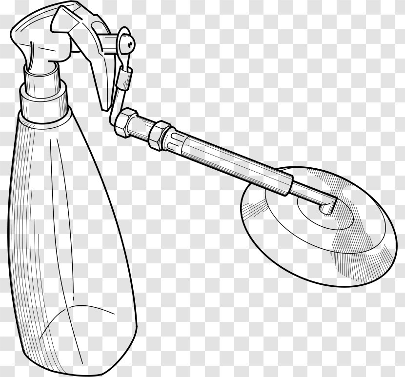 Spray Bottle Aerosol Clip Art - Bathtub Accessory Transparent PNG