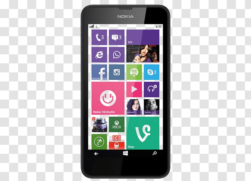 Nokia Lumia 635 630 530 820 1520 - Portable Communications Device - Smartphone Transparent PNG