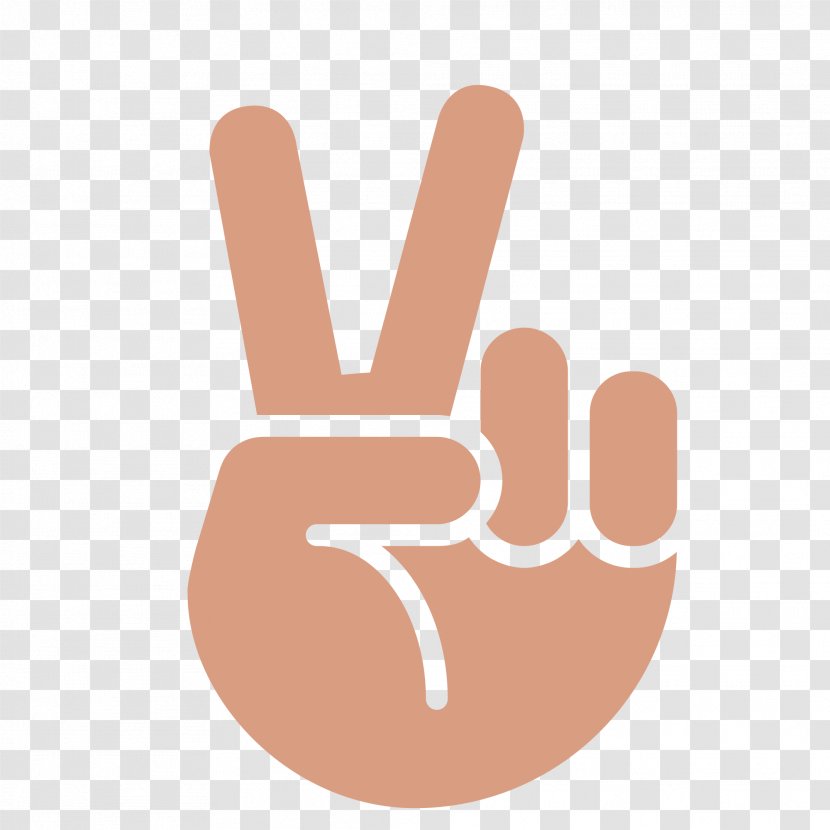 Emoji Peace Symbols Emoticon Smiley - Thumb - Hand Transparent PNG