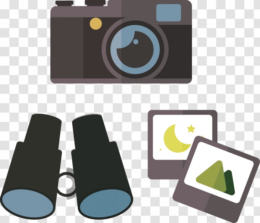 Flashcard - Poster - Telescope Camera Photo Material Transparent PNG