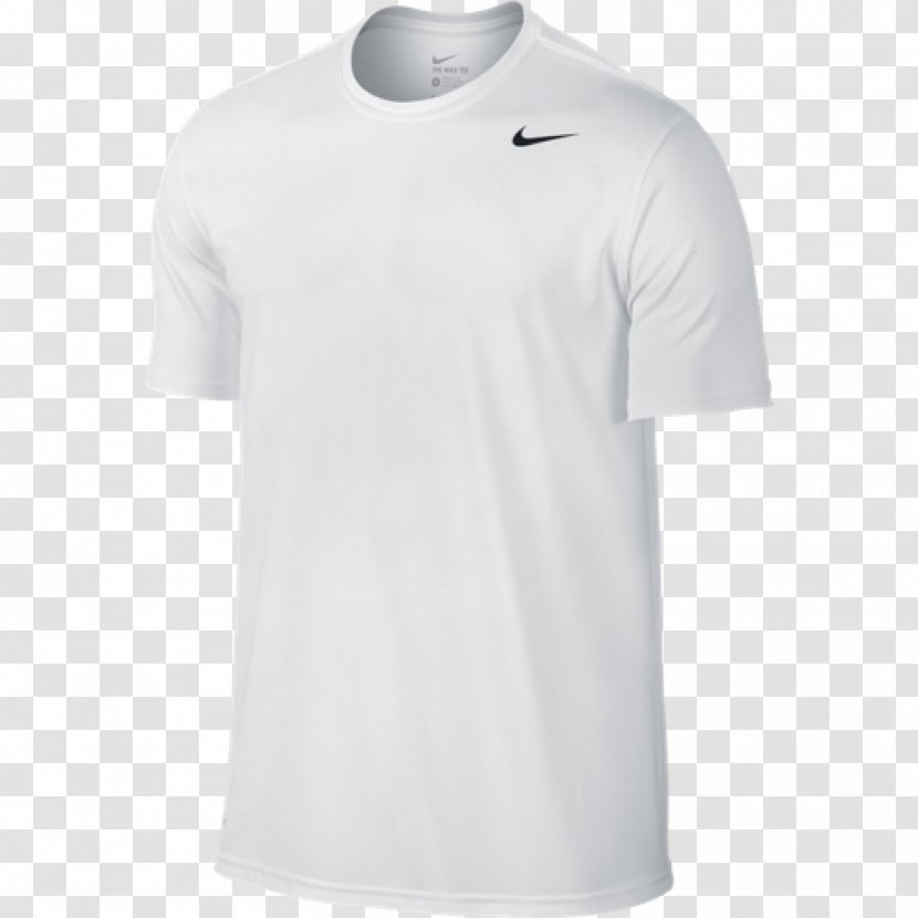 T-shirt Nike Polo Shirt Sleeve Top - Dry Fit - White Short Transparent PNG