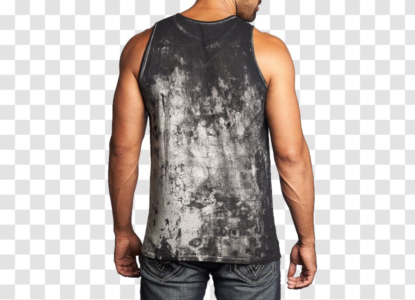 Gilets T-shirt Sleeveless Shirt Shoulder - Tshirt Transparent PNG