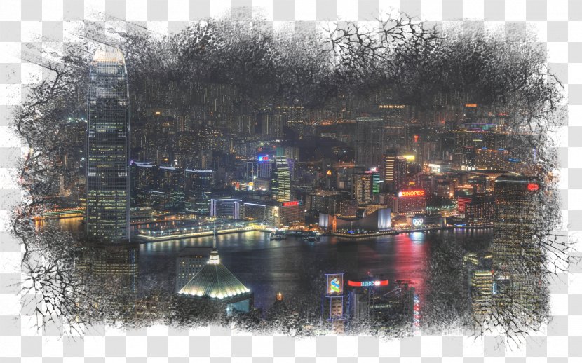 Hong Kong New York City Desktop Wallpaper Proper - Panorama Transparent PNG