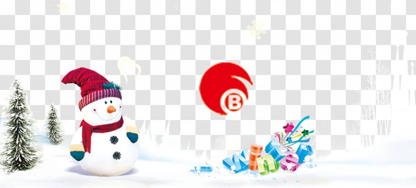 Winter Poster Snowman - Creative Transparent PNG
