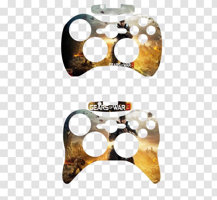 Black Xbox 360 Controller One Game Controllers - Games Store - Gears Of War Transparent PNG