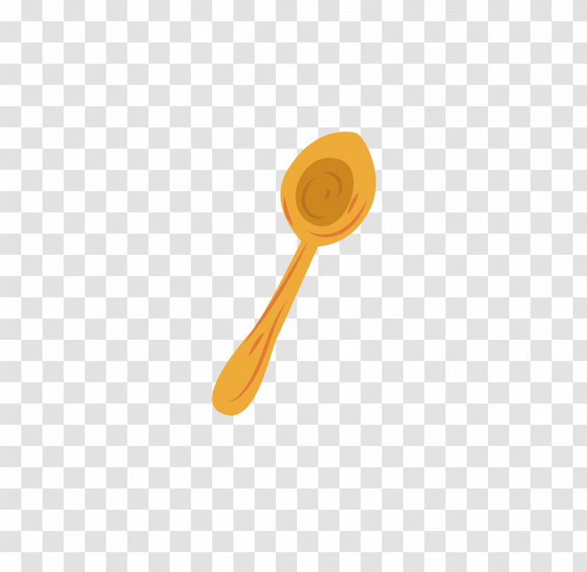 Spoon Kitchen - Yellow - Wooden Transparent PNG