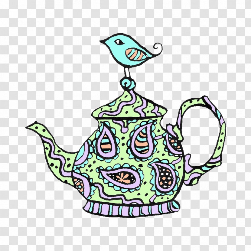 Teapot Cafe Clip Art - Visual Arts - Tea Time Image Transparent PNG