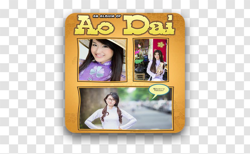 MoboMarket Download Picture Editor - Yellow - Ao Dai Transparent PNG