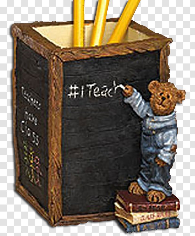 Boyds Bears Teacher Gift Collectable - Silhouette - Penholder Transparent PNG