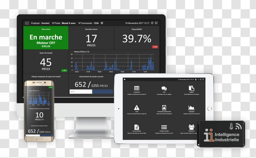 Electronics Industry 4.0 Factory Technology - Interface - Interactive Transparent PNG