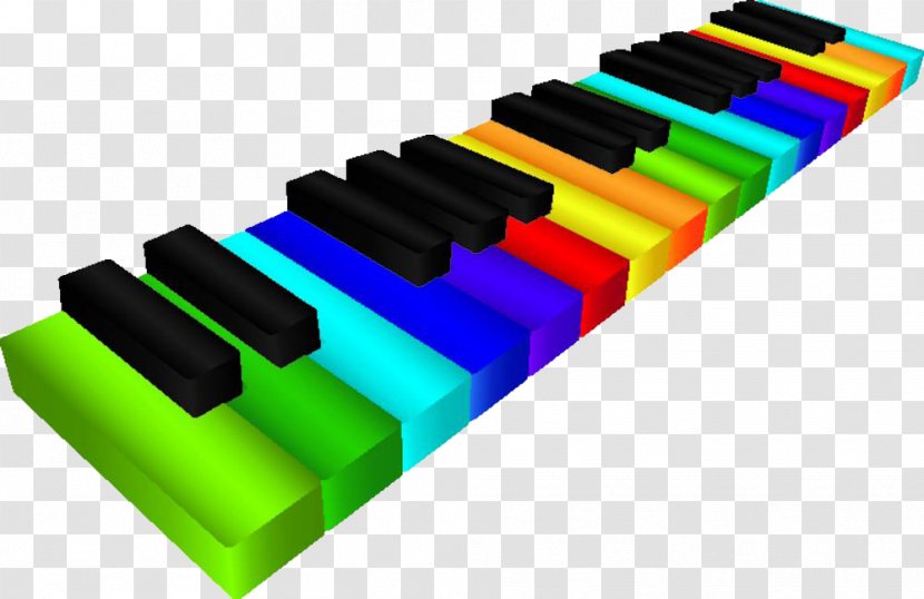 Piano Musical Keyboard Royalty-free Illustration - Frame - Color Keys Transparent PNG