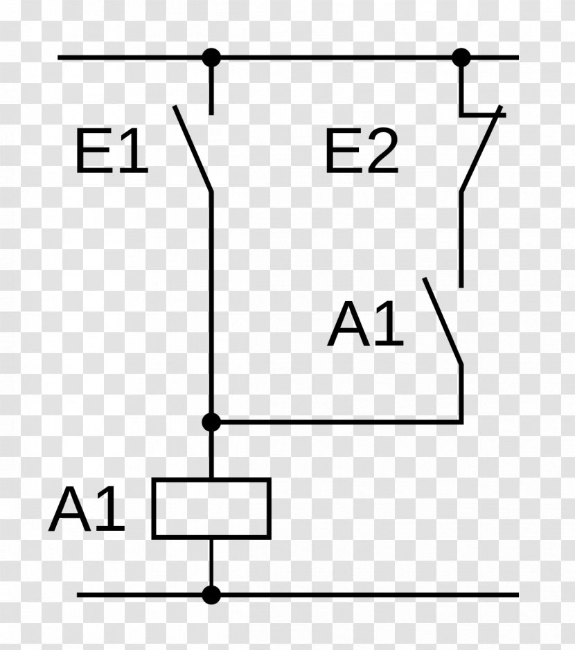 Circuit Diagram Ladder Logic Open-loop Controller Wiring Relay - Instruction List - Element Transparent PNG