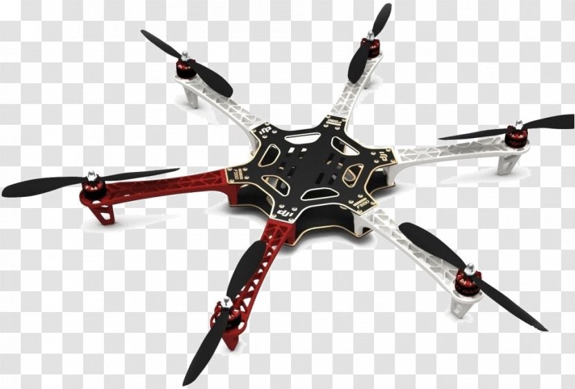 DJI Flame Wheel F550 Multirotor Unmanned Aerial Vehicle Camera F450 - Aircraft Engine Transparent PNG
