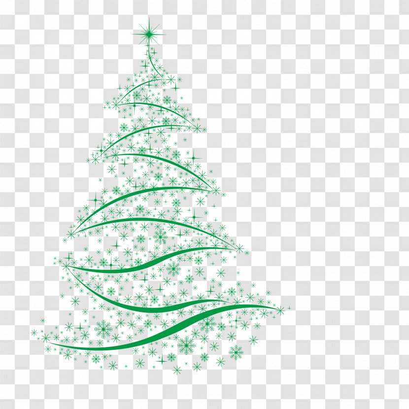 Christmas Tree Decoration Santa Claus - Green Transparent PNG