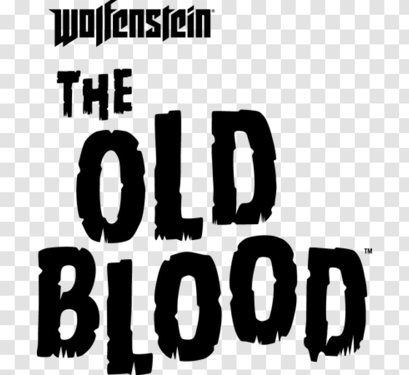 Wolfenstein: The Old Blood Logo PlayStation 4 Brand Font - Black - Donor Transparent PNG