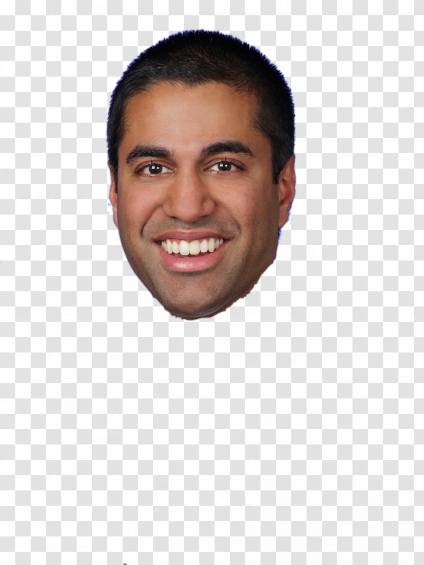 Ajit Pai Federal Communications Commission Chairman Net Neutrality Chin - Fucker Transparent PNG