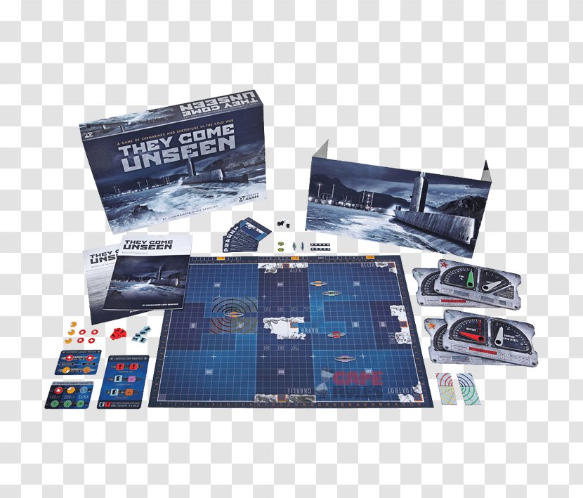 They Come Unseen: Warships Versus Submarines In A Battle For Naval Supremacy Board Game Electronics Navy - Multimedia - Coma Transparent PNG