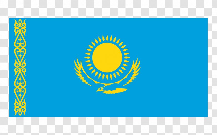 Flag Of Kazakhstan Desktop Wallpaper - Brand - Independence Day Transparent PNG