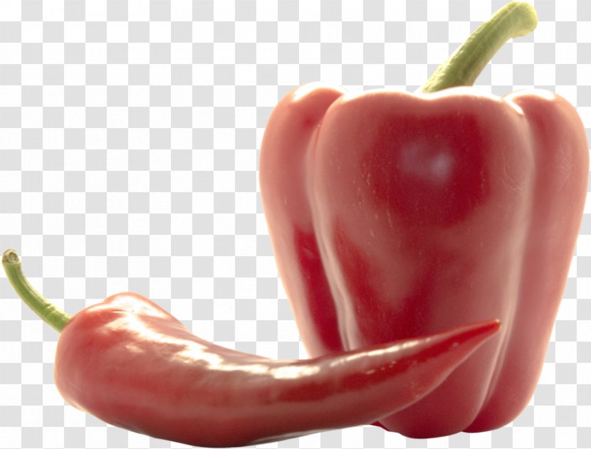 Pimiento Bell Peppers And Chili Pepper Natural Foods - Plant Capsicum Transparent PNG