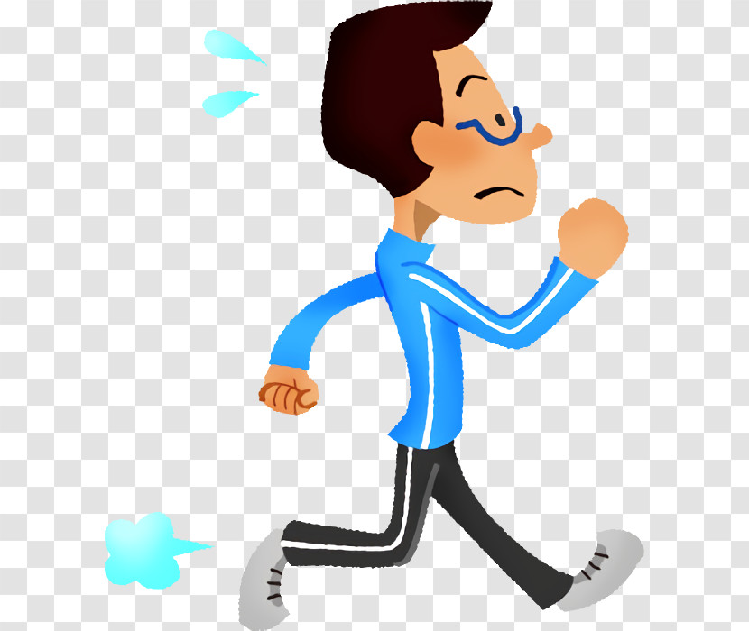 Cartoon Playing Sports Pleased Gesture Transparent PNG
