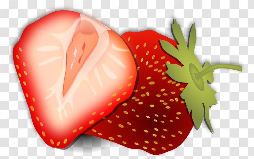 Juice Sorbet Fruit Strawberry Clip Art - Dessert - Strawberries Transparent PNG