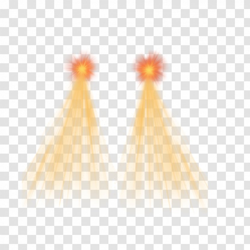 Orange Car Lights, Light Effects - Triangle - Square Inc Transparent PNG