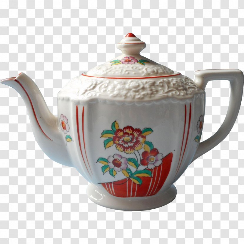 Tableware Ceramic Teapot Porcelain Kettle - Mug Transparent PNG
