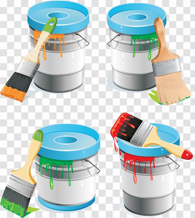 Vector Graphics Clip Art Paint Palette - Brushes Transparent PNG