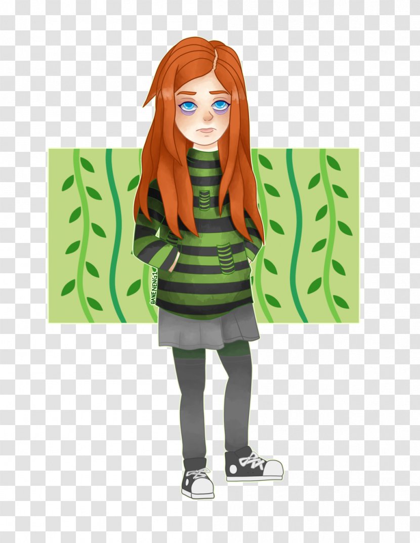 Doll Character Cartoon Green Transparent PNG