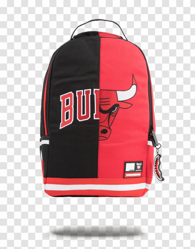 Chicago Bulls NBA Sprayground Backpack Bag - Nba Transparent PNG