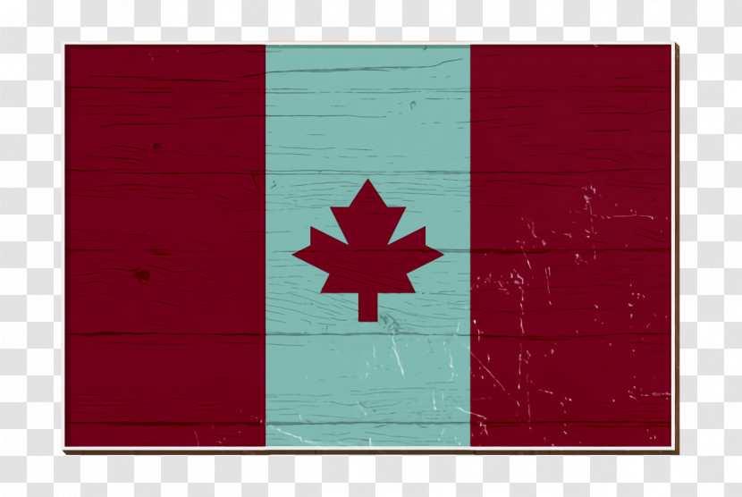 Canada Icon Rectangular Country Simple Flags Icon Transparent PNG