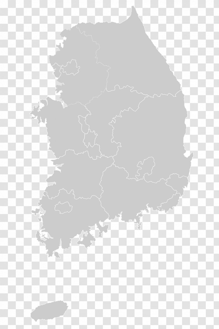 Religion In South Korea North Map Transparent PNG