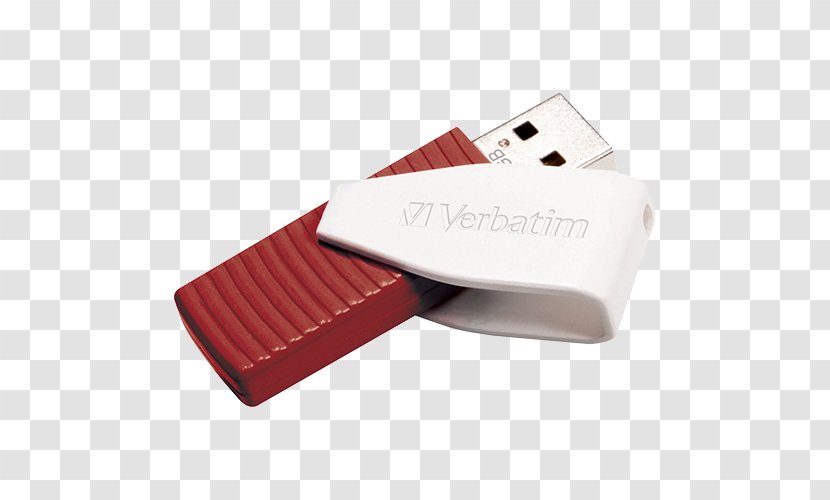 USB Flash Drives Verbatim Store 'n' Go Swivel Corporation Memory - Usb Transparent PNG