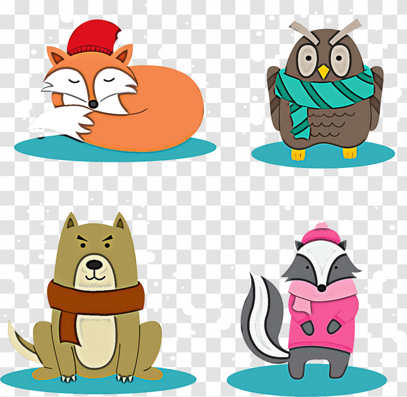 Cartoon Animal Figure Animation Transparent PNG